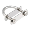 U Bolt with top and backing plate 23mm int width
