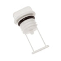 Drain Bung only with O Ring White