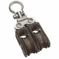 20mm Plain Bearing Pulley Block Double Swivel