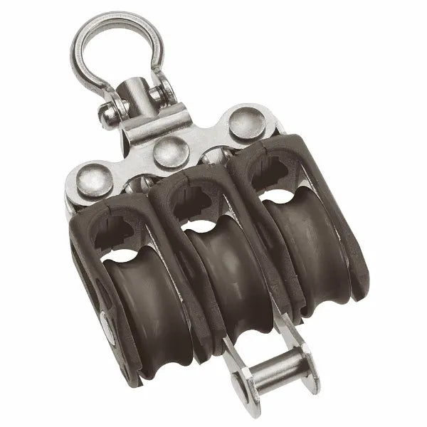 20mm Plain Bearing Pulley Block Triple Swivel and Becket