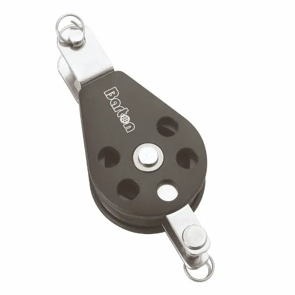 30mm Plain Bearing Pulley Block Single Double Tang Becket