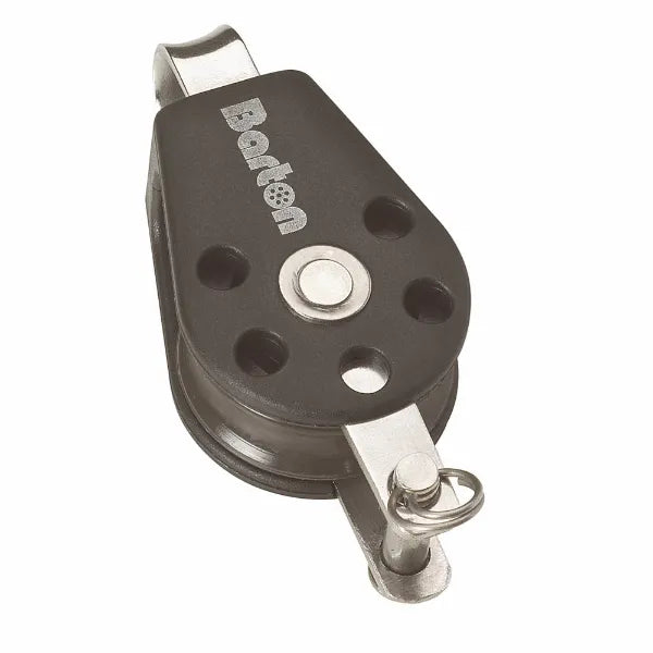 30mm Plain Bearing Pulley Block Single Fixed Eye and Becket