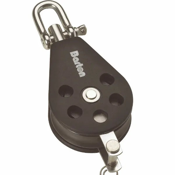 30mm Plain Bearing Pulley Block Single Swivel and Becket