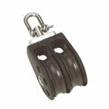 30mm Plain Bearing Pulley Block Double with Swivel