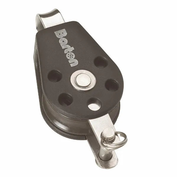 35mm Plain Bearing Pulley Block Single Fixed Eye and Becket
