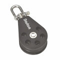 35mm Plain Bearing Pulley Block Single Swivel