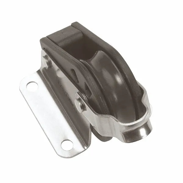 35mm Plain Bearing Pulley Block Upright with Becket