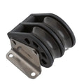 35mm Plain Bearing Pulley Double Upright Block