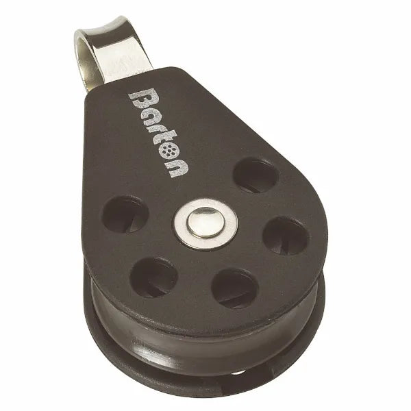 45mm Plain Bearing Pulley Block Single with Fixed Eye