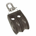 45mm Plain Bearing Pulley Block Double with Swivel