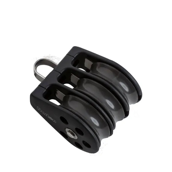 45mm Plain Bearing Pulley Block Triple with Fixed Eye
