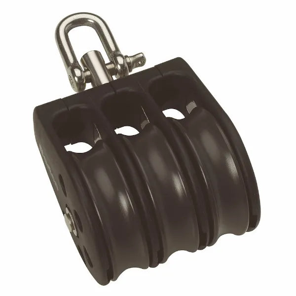 45mm Plain Bearing Pulley Block Triple Block Wth Swivel