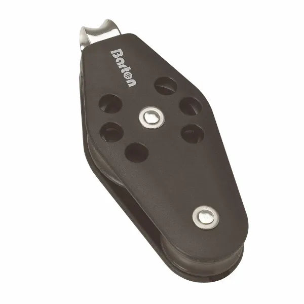 30/58mm Plain Bearing Pulley Block Fiddle with Fixed Eye
