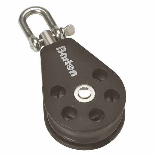 30mm Ball Bearing Pulley Block Single with Swivel