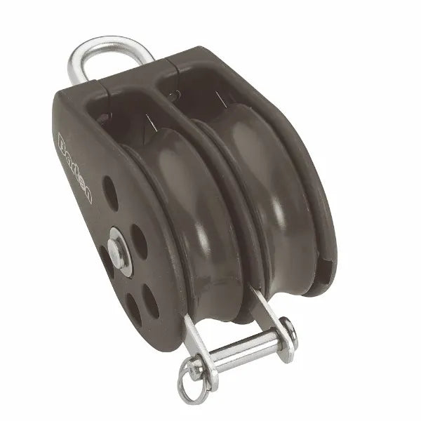 30mm Ball Bearing Pulley Block Double Fixed Eye and Becket