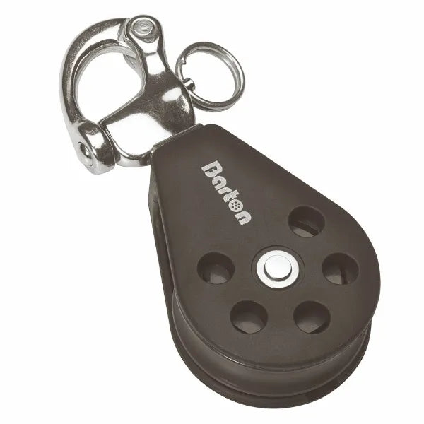 35mm Ball Bearing Pulley Block Single Snap Shackle