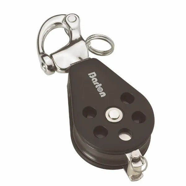 45mm Ball Bearing Pulley Block Single Snap Shackle and Becket