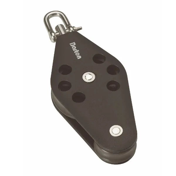 30/58mm Ball Bearing Pulley Block Fiddle Block Swivel