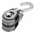20mm plain bearing double block with swivel hook