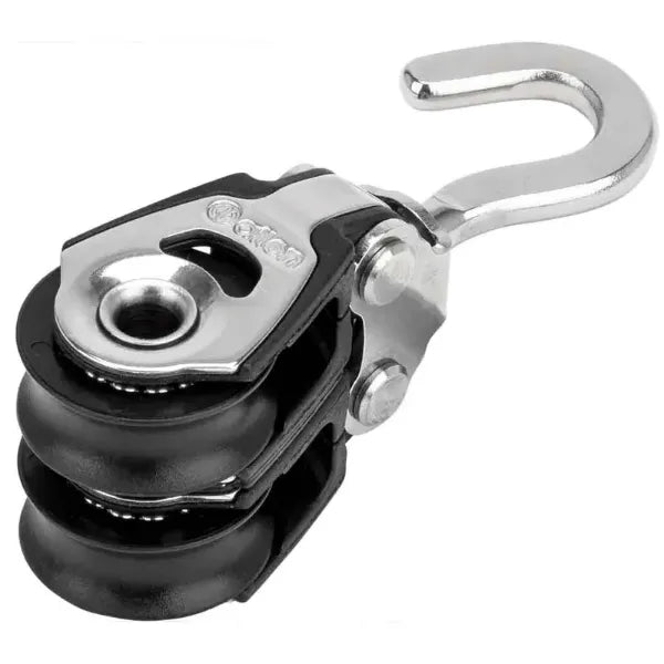 20mm Double Dynamic Bearing Block with Swivel Hook