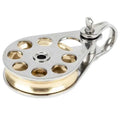 38mm Brass Sheaved block with shackle