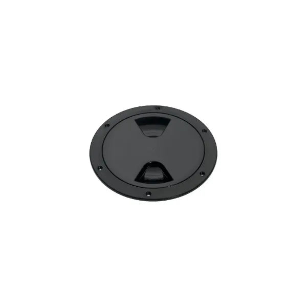 4 inch Screw Inspection Cover Black