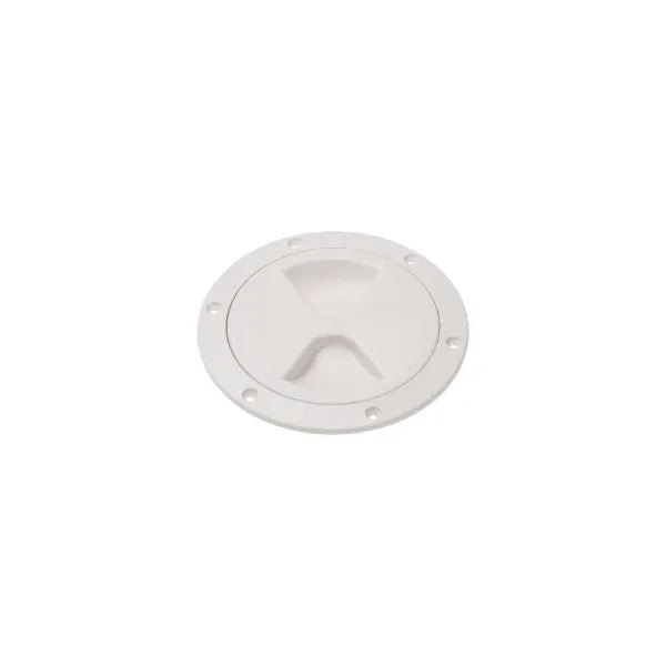 4 inch Screw Inspection Cover White