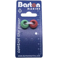 4mm Rope Stoppers Red and Green