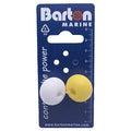 6mm rope stoppers Yellow and White