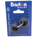 8mm rope stoppers 2 x Black
