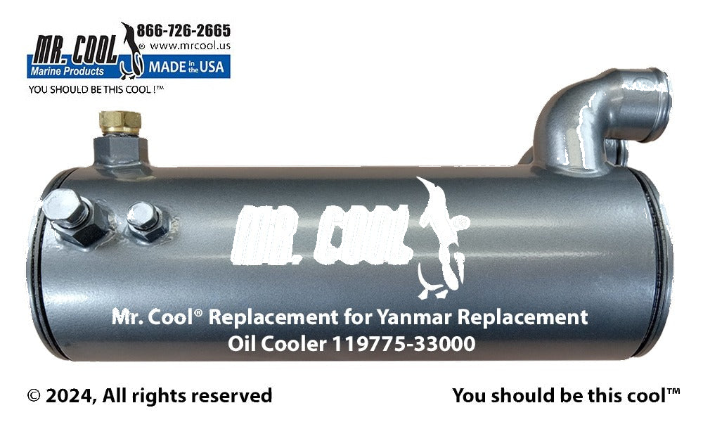 Yanmar 6LP/A Oil Cooler 119775-33000 Replacement