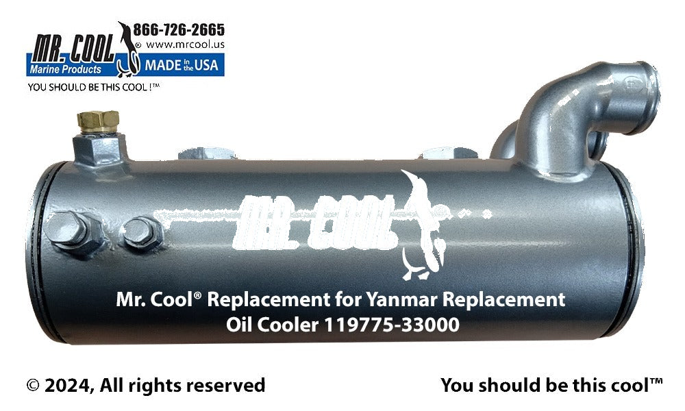 Yanmar 6LP/A Oil Cooler 119775-33000 Replacement