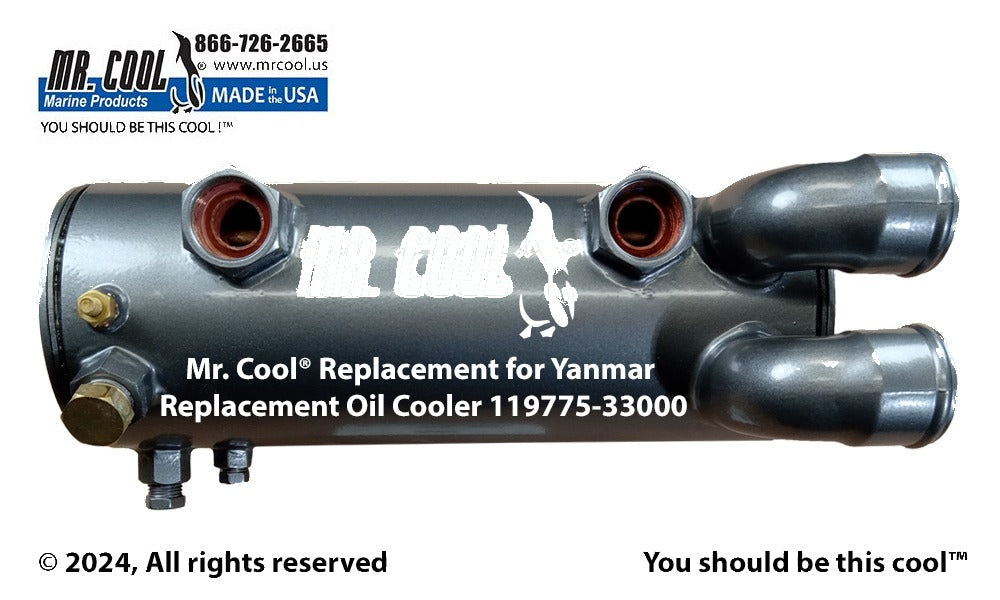 Yanmar 6LP/A Oil Cooler 119775-33000 Replacement