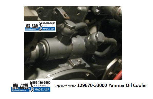 Yanmar 4JH3E Oil Cooler 129670-33000 Replacement