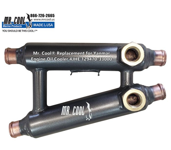 129470-33000 Yanmar Engine Oil Cooler 4JHE Aftermarket replacment