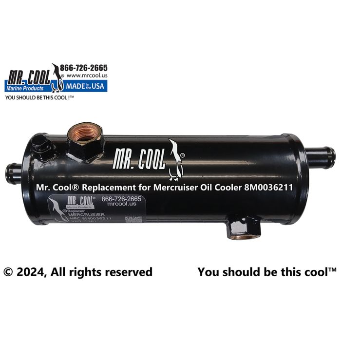 Cummins - Mercruiser 8M0036211 / 8M0181781   Tandem Zeus Transmission/Oil Cooler