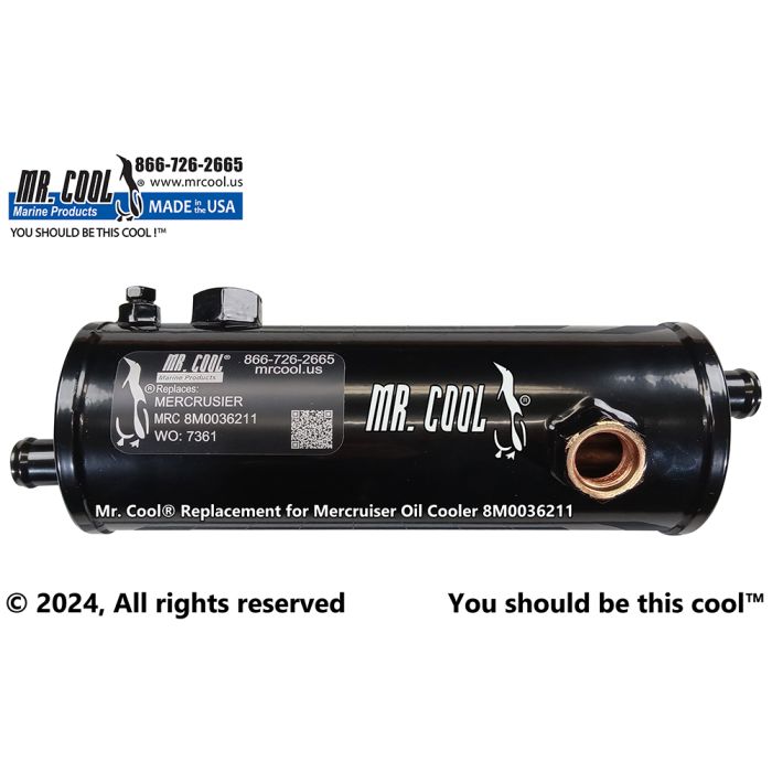 Cummins - Mercruiser 8M0036211 / 8M0181781   Tandem Zeus Transmission/Oil Cooler