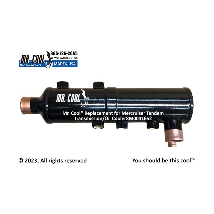 Cummins - Mercruiser  8M0041652 / 8M0181550  Tandem Zeus Transmission/Oil Cooler