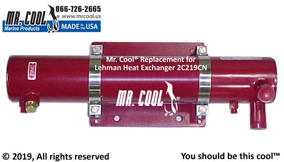 Ford Lehman 2712E Heat Exchanger 2C219CN 3x17 Replacement part