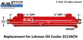 Seastar 2C236 (1/2" Oil) Power Steering Oil Cooler 2x12 Replacement