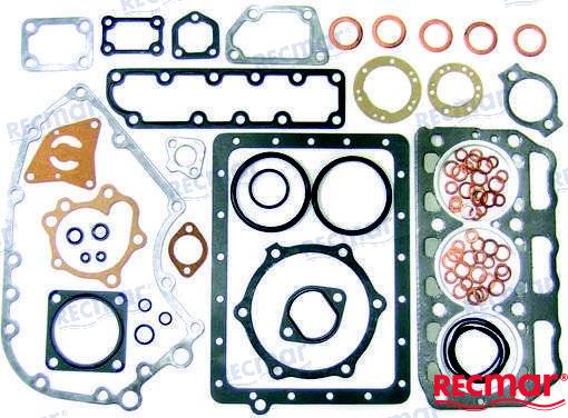 Yanmar Gasket Kit 728374-92605, 3GM30, 3GM30(EU), 3GM30F, 3GM30F(EU)