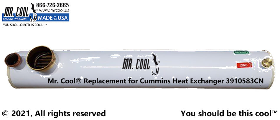Cummins QSB 5.9 L Heat Exchanger 3910583 Replacement Part