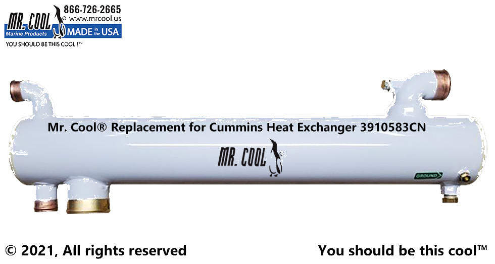 Cummins QSB 5.9 L Heat Exchanger 3910583 Replacement Part