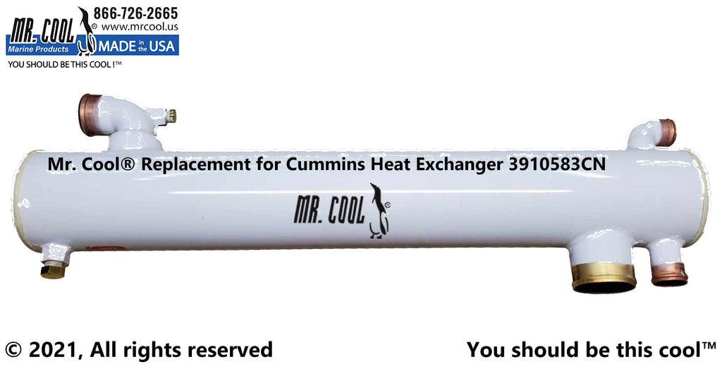 Cummins QSB 5.9 L Heat Exchanger 3910583 Replacement Part