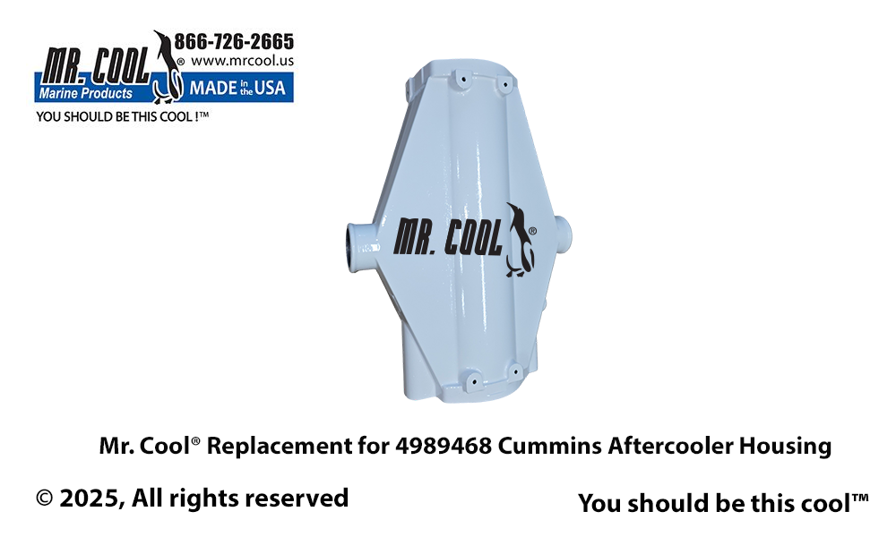Cummins 4989468 / 3974399 Aftercooler Housing   8.3L C Series