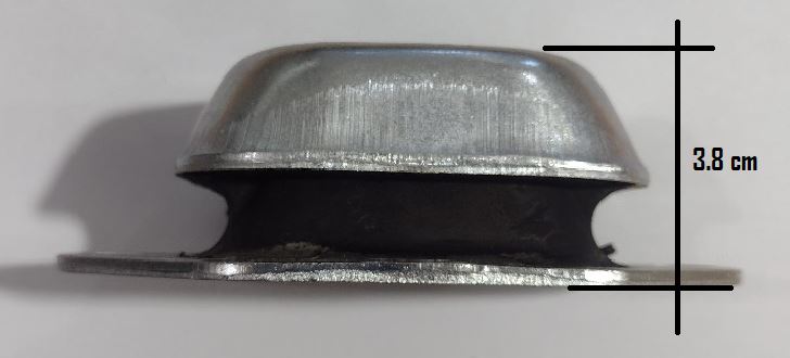 Engine Mount 80x60 (M12 BOLT) Isolator 100 kg Rated (AN 5130)