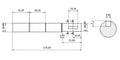 Sherwood M71/ M74 Shaft 14159 Replacement AN 5816