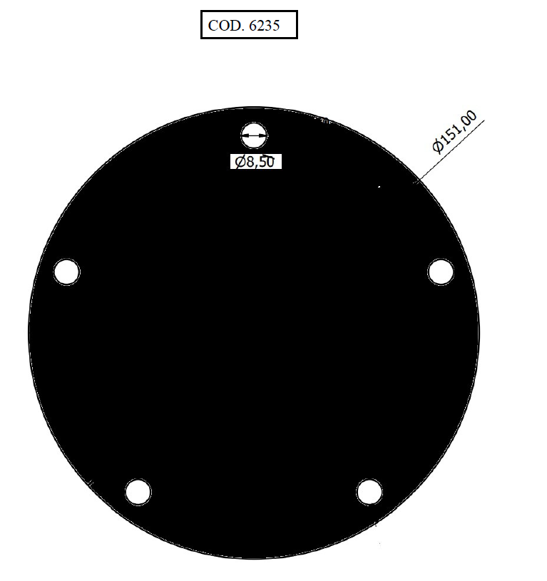 Sherwood Pump Cover 23113 Replacement AN 6235