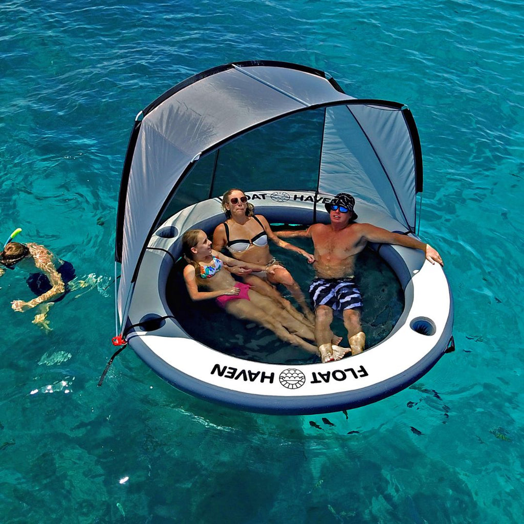 Float Haven Shade Haven - Portable Shade Canopy for Floating Island