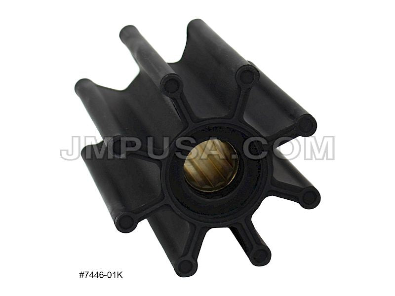 JMP 7446K Impeller (Jabsco 17018-0001, Volvo Penta 3583602)